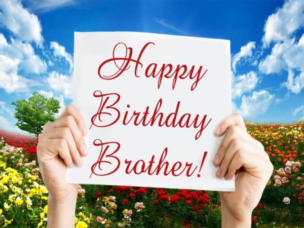 Beautiful Pic Of Happy Birthday Brother