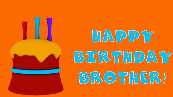 Happy Birthday Brother Cake