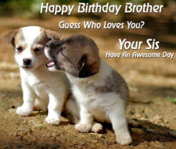 Happy Birthday Brother Guess Who Loves You
