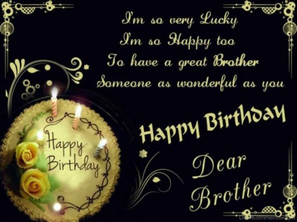 Happy Birthday Dear Brother Image