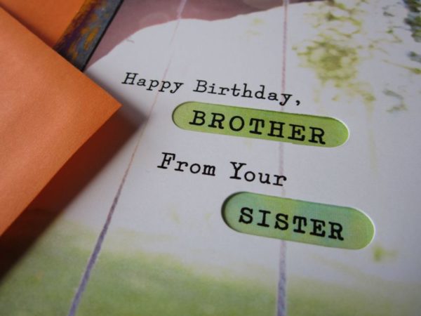 Happy Birthday From Your Sister
