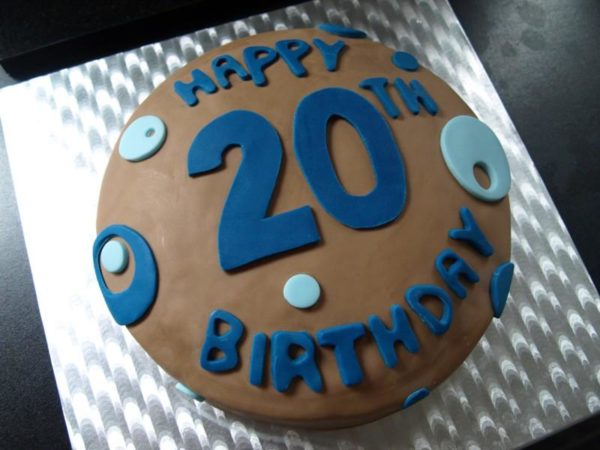 20th Birthday Cake Pic