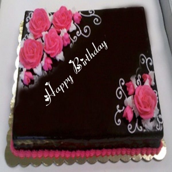 Birthday Cake With Flower