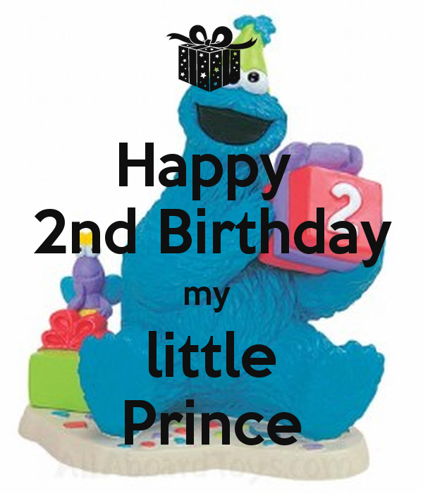 Happy 2nd Birthday My Little Prince