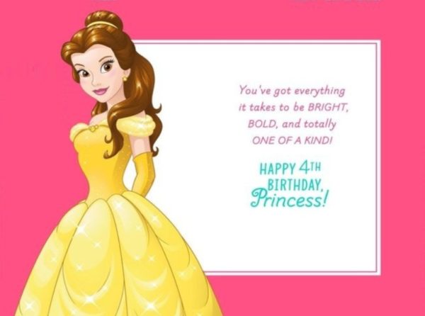 Happy 4th Birthday Princess
