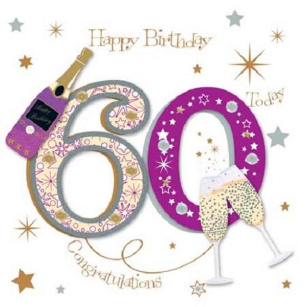 Happy 60th Birthday Congratulations