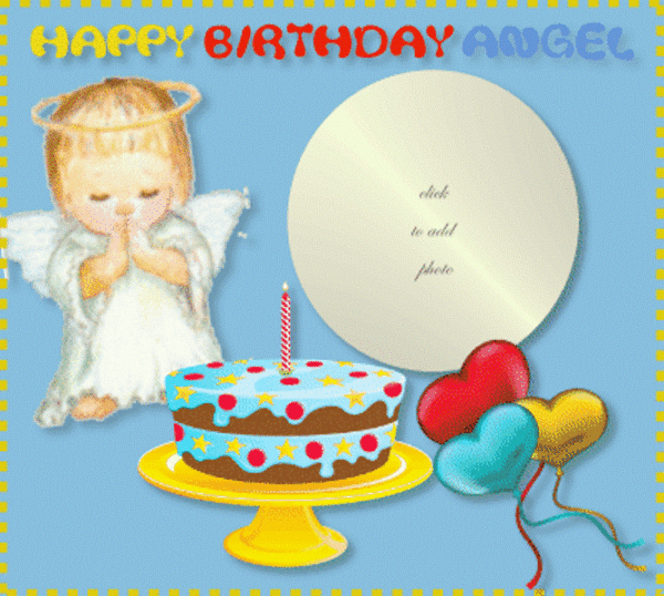 Happy Birthday Angel Animated Pic