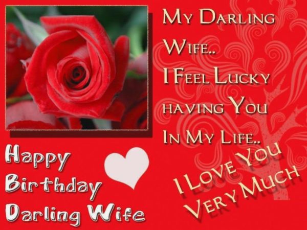 Happy Birthday Darling Wife