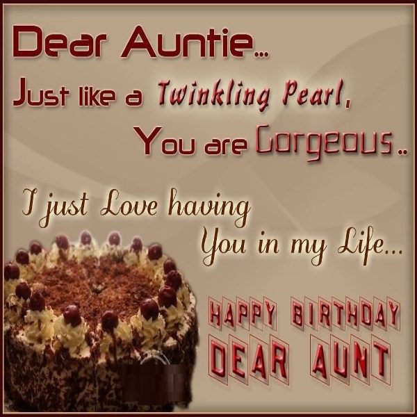 Happy Birthday Dear Aunt Pic
