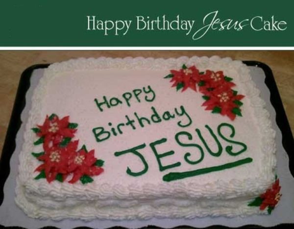 Happy Birthday Jesus With Cake