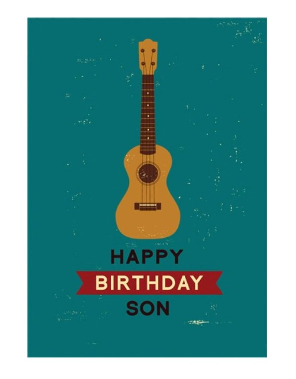 Happy Birthday Son With Guitar