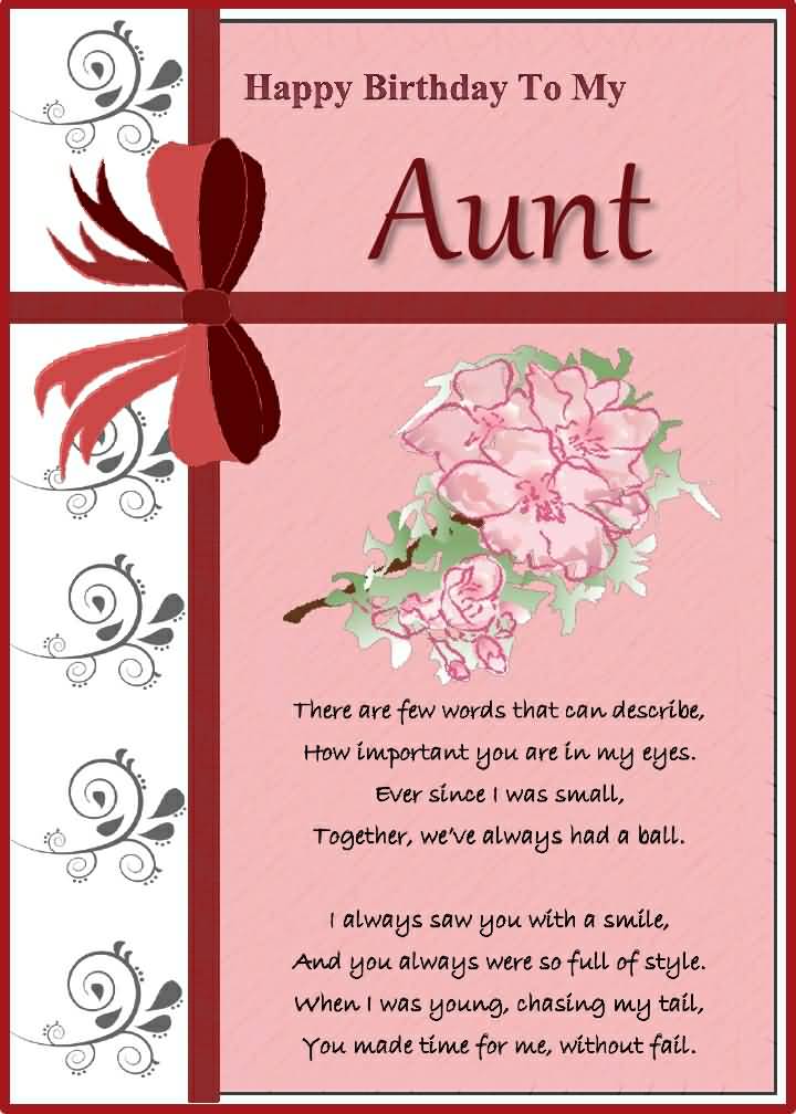 35 Birthday Images For Lovely Aunt