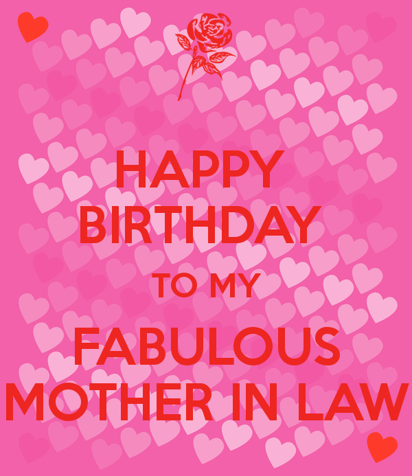Happy Birthday To My Fabulous Mother In Law