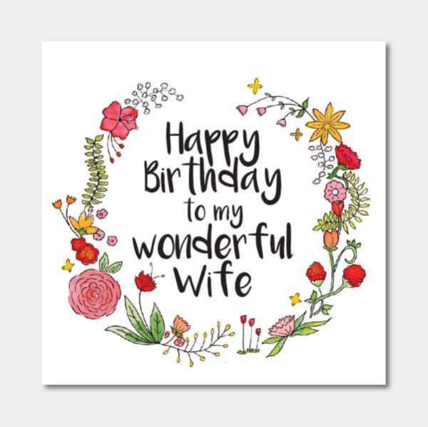 Happy Birthday To My Wonderful Wife