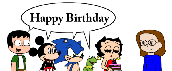 Happy Birthday With Cartoons
