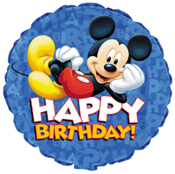 Happy Birthday With Mickey Mouse
