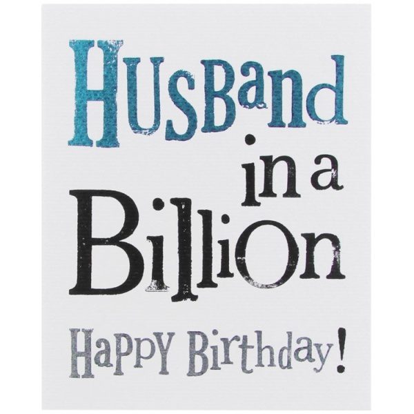 Husband In A Billion Happy Birthday