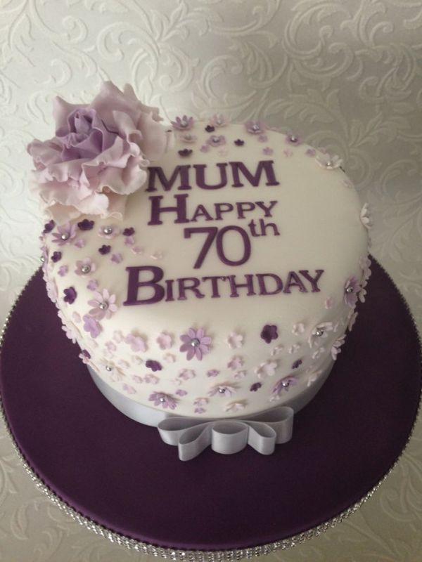 Mum 70th Birthday Cake
