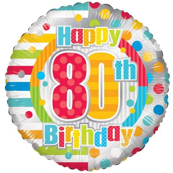 Nice Picture Of 80th Birthday