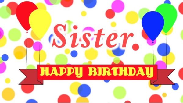 Sister Happy Birthday Image