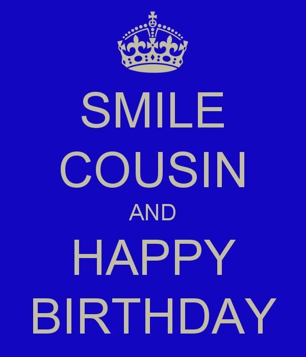 Smile Cousin And Happy Birthday
