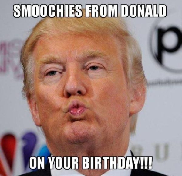 Smoochies From Donald On Your Birthday