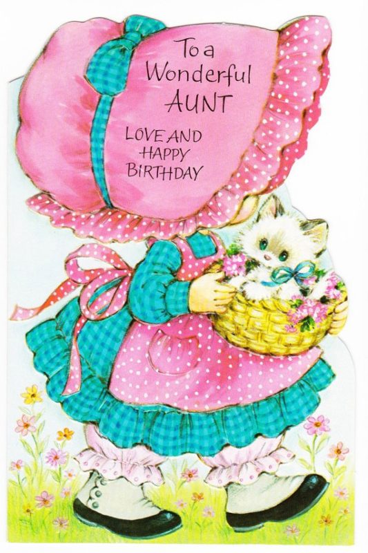 To A Wonderful Aunt Love And Happy Birthday