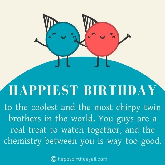 Birthday Wish For Twins