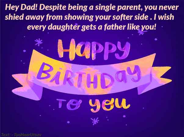 Daughter To Dad Birthday