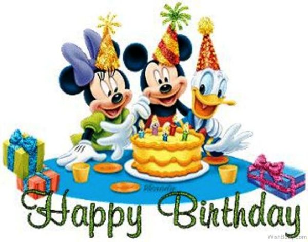 Happy Birthday With Micky Mouse