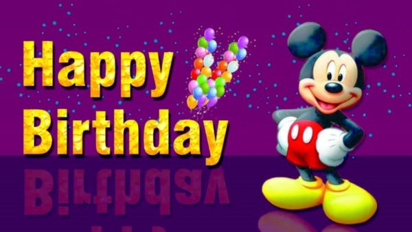 Birthday Wishes Mickey Mouse