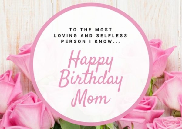 Happy Birthday Mom,