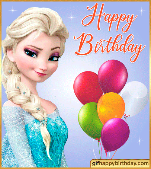 Happy Birthday Princess Frozen