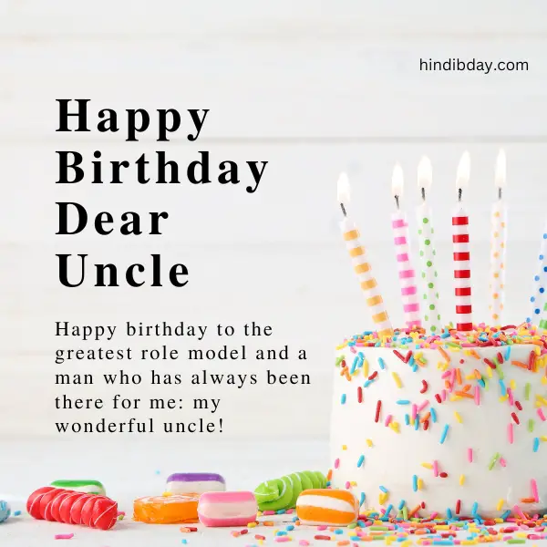 Happy Birthday Dear Uncle Have A Wonderful Day Photo