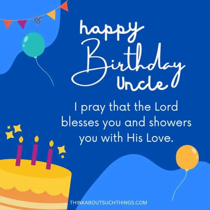 Happy Birthday My Dear Uncle With The Blessings Of Lord Status