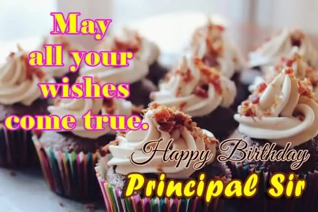 Happy Birthday Principal Sir May All Your Dreams Comes True Image