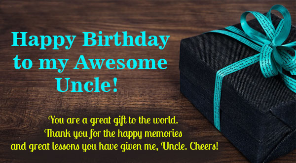 Happy Birthday To My Awesome Uncle Image