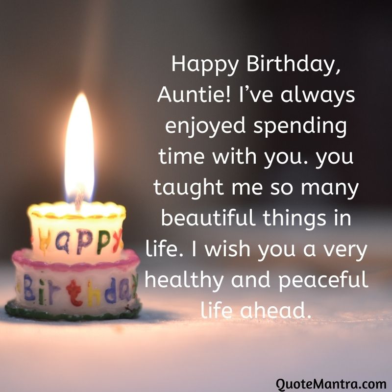 Wish You A Very Happy And Healthy Birthday Aunt