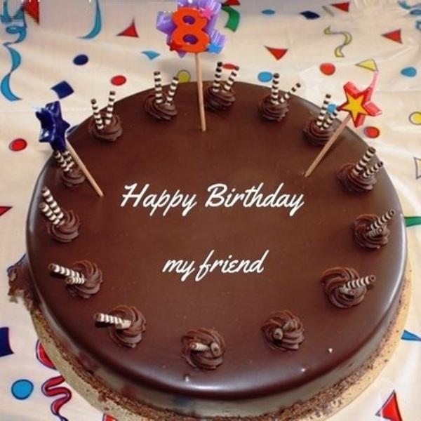 happy birthday to my best friend cake