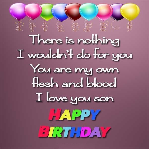 Happy 22nd Birthday To My Son - Birthday Cake Images