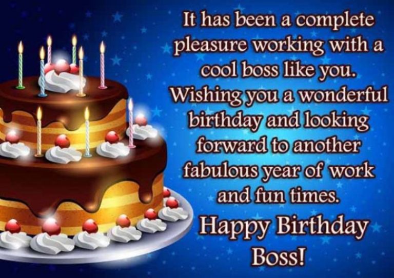 45 Warm Birthday Wishes For Our Best Boss